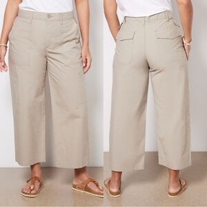 AGOLDE Daria Utility Pant High Rise Cropped Ankle in Khaki “Drab” - 26